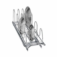 Lynk Professional 430021 Roll-Out Lid/Tray Organizer 7-by-21-by-9-Inches, Chrome Lynk Professional 430021 Roll-Out Lid/Tray Organizer 7-by-21-by-9-Inches, Chrome