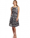 Jones New York Women's Petite Burst Pleat Dress