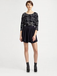 The perfect piece to take for a twirl, in soft virgin wool and cashmere with a flirty, flouncy silhouette.WaistbandCircle skirtSide zip closureAbout 18 from natural waist75% virgin wool/20% nylon/5% cashmereDry cleanImported of Italian fabricModel shown is 5'10 (177cm) wearing US size 4. The perfect piece to take for a twirl, in soft virgin wool and cashmere with a flirty, flouncy silhouette.WaistbandCircle skirtSide zip closureAbout 18 from natural waist75% virgin wool/20% nylon/5% cashmereDry cleanImported of Italian fabricModel shown is 5'10 (177cm) wearing US size 4.