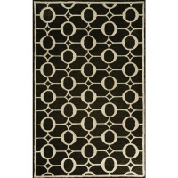 Liora Manne Spello Arabesque Black Outdoor Rug 8'3 x 11'6 Liora Manne Spello Arabesque Black Outdoor Rug 8'3 x 11'6