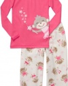 Carter's Toddler 2 Piece Fleece PJ Set - Fairy Monkey-2T