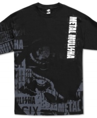 Go big, go bold. With an oversize graphic, this shirt from Metal Mulisha rocks your casual wardrobe. Go big, go bold. With an oversize graphic, this shirt from Metal Mulisha rocks your casual wardrobe.