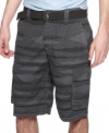 Get a little rugged for a classic casual style in these ripstop shorts from American Rag.