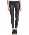 MICHAEL Michael Kors' leggings have a luxe leather look at the front and a knit fabric at the back for a supreme fit.