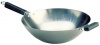 Joyce Chen 22-0060, Pro Chef 14-Inch Flat Bottom Wok uncoated Carbon Steel