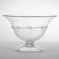 Juliska glassware is mouth-blown by artisans in the hills of Prague. The unique composition of Juliska glass allows it to be blown especially thin, making the glass an unexpected pleasure to drink from and to handle. Being handmade, no 2 pieces of Juliska are identical. Each will have its own individual character - small bubbles, slight color and size variations. Dishwasher-safe on warm gentle cycle with mild detergent. Larger or highly decorated pieces - wash by hand. Juliska glassware is mouth-blown by artisans in the hills of Prague. The unique composition of Juliska glass allows it to be blown especially thin, making the glass an unexpected pleasure to drink from and to handle. Being handmade, no 2 pieces of Juliska are identical. Each will have its own individual character - small bubbles, slight color and size variations. Dishwasher-safe on warm gentle cycle with mild detergent. Larger or highly decorated pieces - wash by hand.
