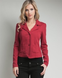 G2 Chic Ponte Button Front Long Sleeve Blazer G2 Chic Ponte Button Front Long Sleeve Blazer