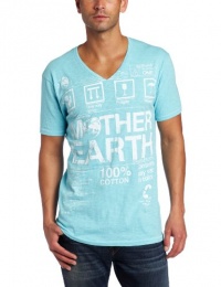 Calvin Klein Jeans Men's Mother Earth Short Sleeve V-Neck Tee Calvin Klein Jeans Men's Mother Earth Short Sleeve V-Neck Tee