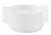 HIC 4-ounce Porcelain Round Au Gratin / Cr?me Brulee 5-inch Set of 6