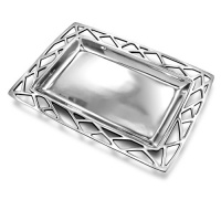 Wilton Armetale Symphony Serving Tray, Rectangular, 17-Inch by 12-1/4-Inch Wilton Armetale Symphony Serving Tray, Rectangular, 17-Inch by 12-1/4-Inch