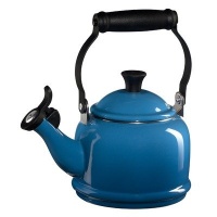 Le Creuset Enamel-on-Steel Demi 1-1/4-Quart Teakettle, Marseille Le Creuset Enamel-on-Steel Demi 1-1/4-Quart Teakettle, Marseille