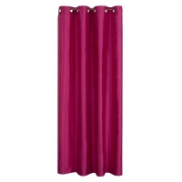Stylemaster Tribeca 56 by 95-Inch Faux Silk Grommet Panel, Fuchsia Stylemaster Tribeca 56 by 95-Inch Faux Silk Grommet Panel, Fuchsia