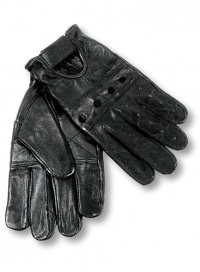 Interstate Leather Men's Basic Driving Gloves (Black, Medium) Interstate Leather Men's Basic Driving Gloves (Black, Medium)
