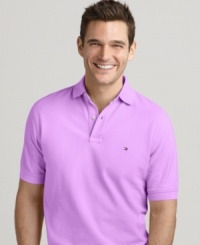 This timeless polo offers nonstop refinement and casual comfort for any season. This timeless polo offers nonstop refinement and casual comfort for any season.