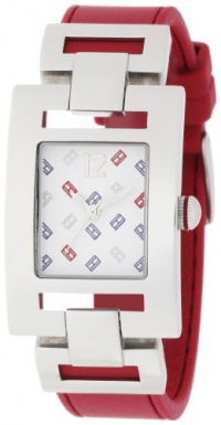 Tommy Hilfiger Women's 1781069 Fashion TH Logo Red Silicon Watch Tommy Hilfiger Women's 1781069 Fashion TH Logo Red Silicon Watch
