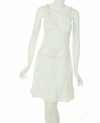 Laundry Eyelet Sleeveless Dress White 4 Laundry Eyelet Sleeveless Dress White 4