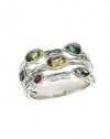 Effy Jewlery Balissima Multi Gemstone Ring, 1.09 TCW Ring size 7