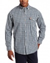 U.S. Polo Assn. Men's Plaid Yarn Dyed Poplin Shirt