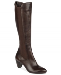 The perfect amount of poise. These Etton boots from Naturalizer bring sophistication in tall amounts with a wider calf and subtle heel. The perfect amount of poise. These Etton boots from Naturalizer bring sophistication in tall amounts with a wider calf and subtle heel.