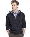 Comfort comes easy with this fleece hoodie from Izod.