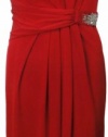 Ellen Tracy Women's Sleeveless Beaded Red Dress 14 [Apparel] [Apparel]