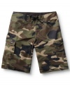 Hide in plain sight. These camo board shorts from Quiksilver give your beach look a jungle twist.