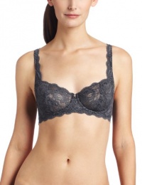 Cosabella Women's Never Say Never Prettie Underwire Bra, Anthracite, 36 C