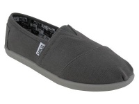 Toms Kids Classic Canvas Ash Slip on Youth 012001c10 Toms Kids Classic Canvas Ash Slip on Youth 012001c10