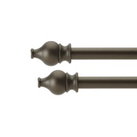 Umbra Serif 48-Inch to 88-Inch Double Drapery Rod, Bronze Umbra Serif 48-Inch to 88-Inch Double Drapery Rod, Bronze
