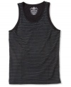 High marks across the board. You'll get great style and comfort results with this striped tank from American Rag.