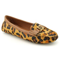 Tory Burch Kendrick Womens Size 9.5 Tan Hair Fur Driving Mocs Shoes Tory Burch Kendrick Womens Size 9.5 Tan Hair Fur Driving Mocs Shoes