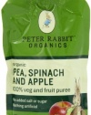 Peter Rabbit Organics, Pea, Spinach and Apple Puree, 4.4-Ounce Pouches (Pack of 10)