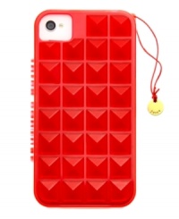 Now here's something to talk about. This neon jelly iPhone case from Juicy Couture with tiny pyramid detail and dangling signature charm is an absolute attention-getter. Available in an assortment of must-have colors, because you simply can't have just one. Compatible with iPhone 4 and 4S. Now here's something to talk about. This neon jelly iPhone case from Juicy Couture with tiny pyramid detail and dangling signature charm is an absolute attention-getter. Available in an assortment of must-have colors, because you simply can't have just one. Compatible with iPhone 4 and 4S.