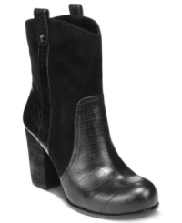 The perfect combo of wild west and urban chic. The Bennies booties by Vince Camuto slip on easily for a laid-back look with uptown attitude. The perfect combo of wild west and urban chic. The Bennies booties by Vince Camuto slip on easily for a laid-back look with uptown attitude.