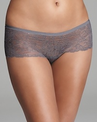 Honeydew's knit hipster flatters figures with its wide waistband and front lace panel. Style #374408. Honeydew's knit hipster flatters figures with its wide waistband and front lace panel. Style #374408.