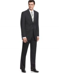 Tired of finding suits that are too loose or too tight? This athletic fit suit from Jones NY fits just right. Tired of finding suits that are too loose or too tight? This athletic fit suit from Jones NY fits just right.