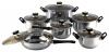 Gourmet Chef 12 Piece Stainless Steel Cookware Set
