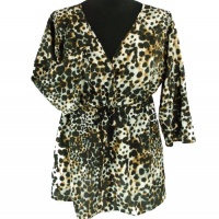 DKNYC Jungle Nights V-Neck Shirt Black XLarge DKNYC Jungle Nights V-Neck Shirt Black XLarge