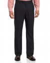 Kenneth Cole Reaction Men's Mini Herringbone Modern Fit Flat Front Dress Pant