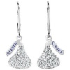 Sterling Silver Cubic Zirconia Dangle Hershey'S Earrings Sterling Silver Cubic Zirconia Dangle Hers