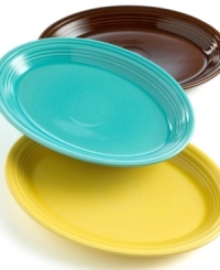 Perhaps the name Fiesta was chosen in 1936 because the famous collection comes in nine festive colors. The collection's solid colors all coordinate with one another, so feel free to mix and match. After all, what's a fiesta without mixing it up a bit? Perhaps the name Fiesta was chosen in 1936 because the famous collection comes in nine festive colors. The collection's solid colors all coordinate with one another, so feel free to mix and match. After all, what's a fiesta without mixing it up a bit?