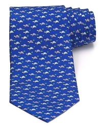 A silk tie adds distinction and flair to your formal presentation. With a repeating pattern of turtles, you'll also punch up your attire with a bit of wit. A silk tie adds distinction and flair to your formal presentation. With a repeating pattern of turtles, you'll also punch up your attire with a bit of wit.