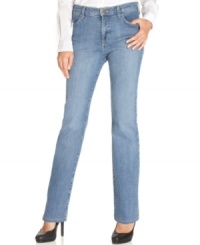 Flatter your figure in versatile straight-leg jean from Not Your Daughter's Jeans with a unique design to help you look your best. Flatter your figure in versatile straight-leg jean from Not Your Daughter's Jeans with a unique design to help you look your best.