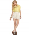 Allover metallic dots add high-shine to these Free People shorts -- an on-trend alternative to a skirt!