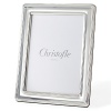 This striking Christofle Solide frame is etched with a border in gleaming silver plate.