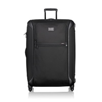 True to Tumi's heritage of innovation and the future of advanced travel design, this lightweight 4-wheel case combines hardside protection with our modern, iconic ballistic nylon aesthetics. Significantly lighter than traditional wheeled cases, this extra-large packing case offers the easy maneuverability of four 360° spinner wheels, all-around bumper guards, impressive impact resistance, Tumi's patented impact-resistant X-Brace™ handle system and smooth, durable ballistic nylon fabric covering a strong and flexible polypropylene shell. The exterior features convenient zip pockets and the interior includes accessory pockets, tie-down straps and a removable garment sleeve. True to Tumi's heritage of innovation and the future of advanced travel design, this lightweight 4-wheel case combines hardside protection with our modern, iconic ballistic nylon aesthetics. Significantly lighter than traditional wheeled cases, this extra-large packing case offers the easy maneuverability of four 360° spinner wheels, all-around bumper guards, impressive impact resistance, Tumi's patented impact-resistant X-Brace™ handle system and smooth, durable ballistic nylon fabric covering a strong and flexible polypropylene shell. The exterior features convenient zip pockets and the interior includes accessory pockets, tie-down straps and a removable garment sleeve.