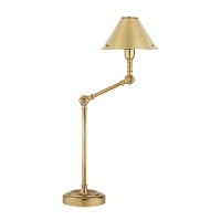 Elevate your space with the simple elegance of this Ralph Lauren table lamp, boasting a sleek, classic style and a luminous brass shade. Elevate your space with the simple elegance of this Ralph Lauren table lamp, boasting a sleek, classic style and a luminous brass shade.