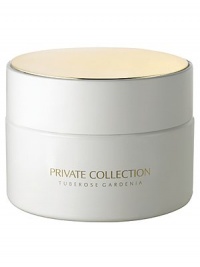 Simple. Luxurious. Elegant. Originally created by Aerin Lauder for herself and her closest friends, Private Collection Tuberose Gardenia combines the rich essences of two magnificent white flowers in a fresh, modern bouquet. The light-textured, all-over moisturizing body creme is luxuriously perfumed with this elegant fragrance. 6.4 oz. 