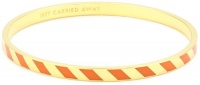 Kate Spade New York Get Carried Away Orange Idiom Bangle Bracelet Kate Spade New York Get Carried Away Orange Idiom Bangle Bracelet