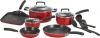 T-fal C112SC74 Signature Nonstick Expert Interior Thermo-Spot Heat Indicator Dishwasher Safe 12-Piece Cookware Set, Red